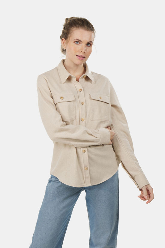 Buitenmens Buitenmens Flannel Melton Shirt Dames