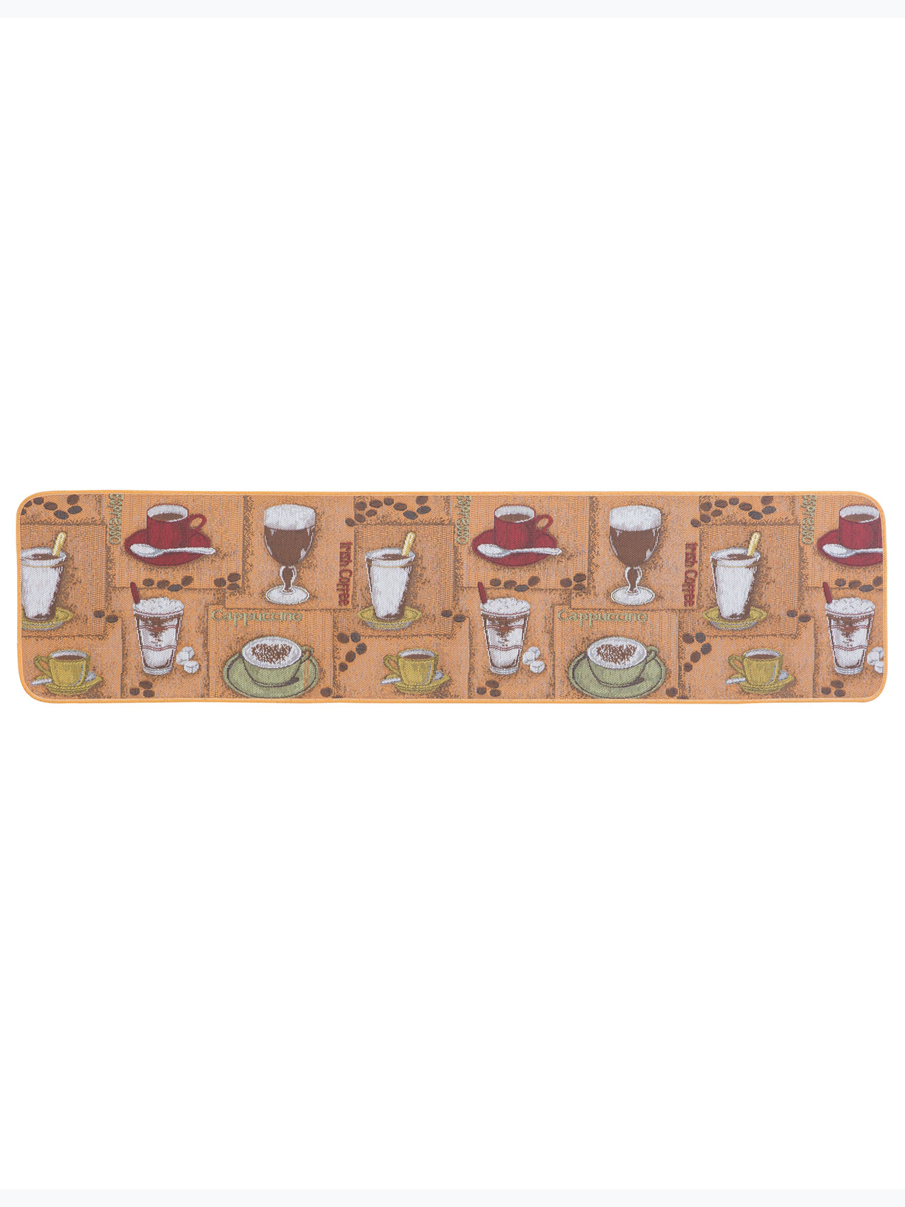 Tapis de cuisine motif tasses à café