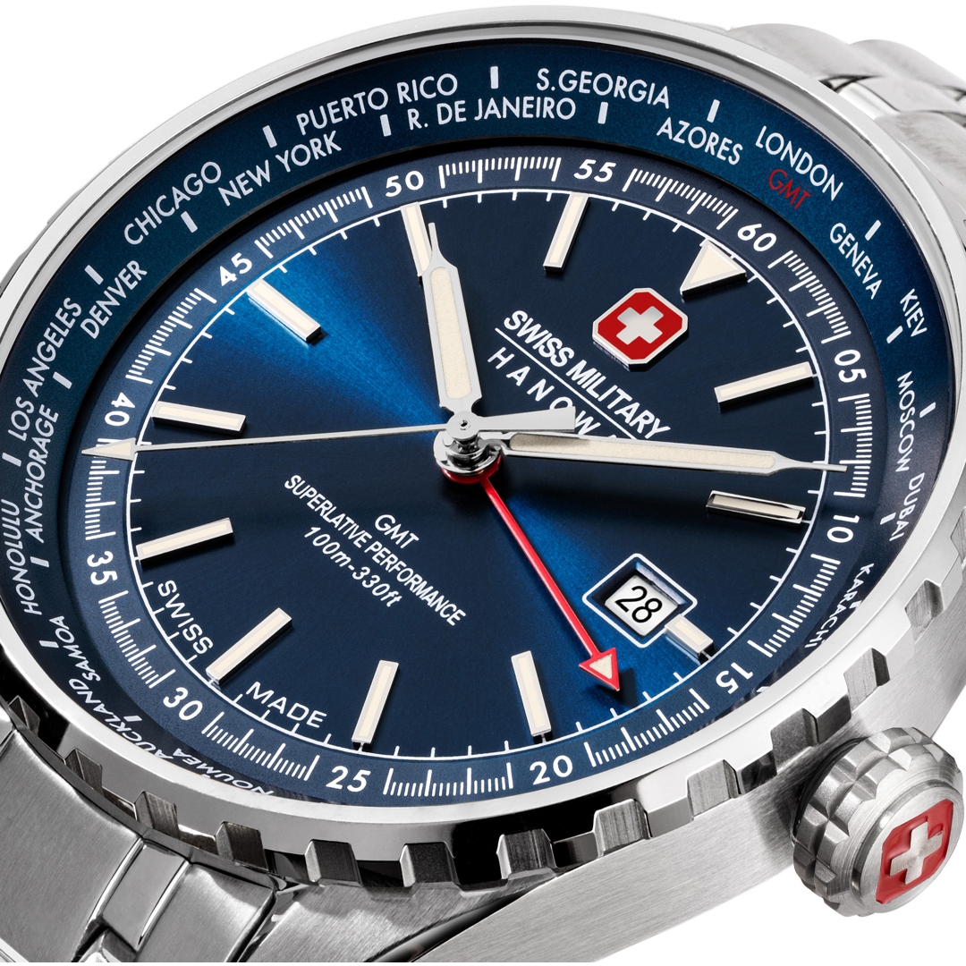Swiss Military Hanowa Afterburn GMT Worldtimer