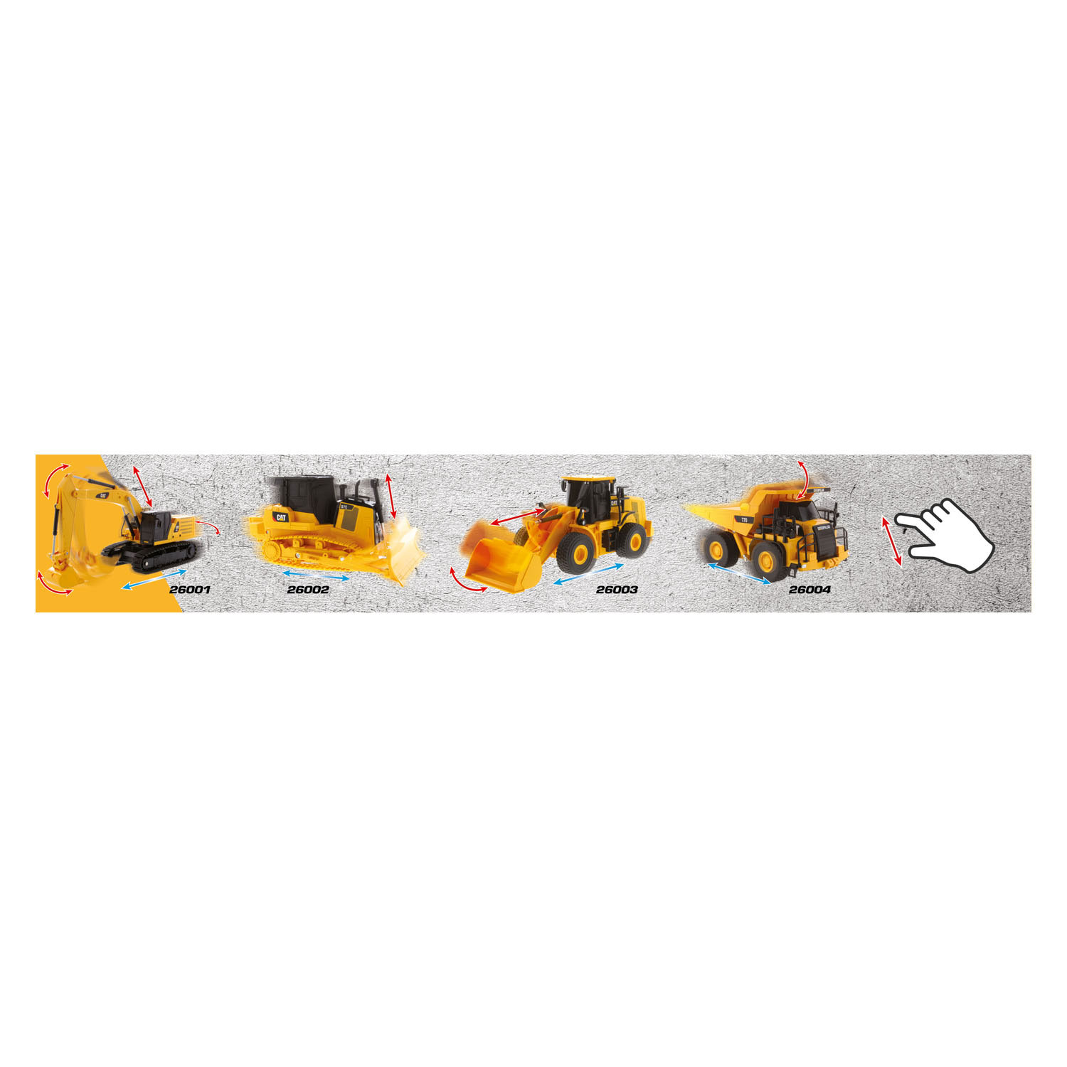 Carrera RC Bestuurbare Auto - CAT Mini RC - 770 Mijnbouw Truck