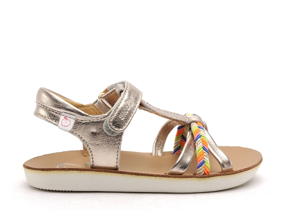 Shoo pom nu pieds enfant goa salome bronze