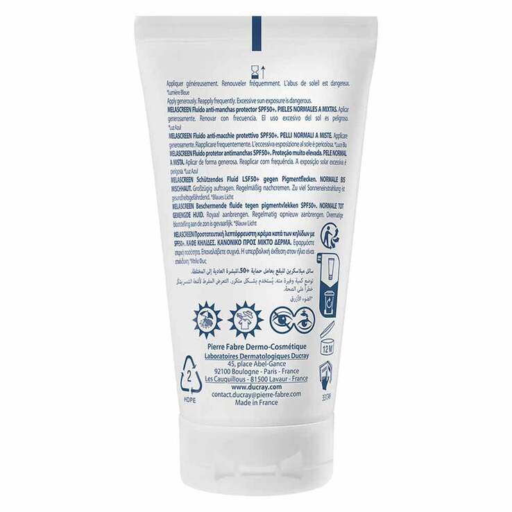 Ducray Melascreen schützendes Fluid SPF 50 + , 50 ml