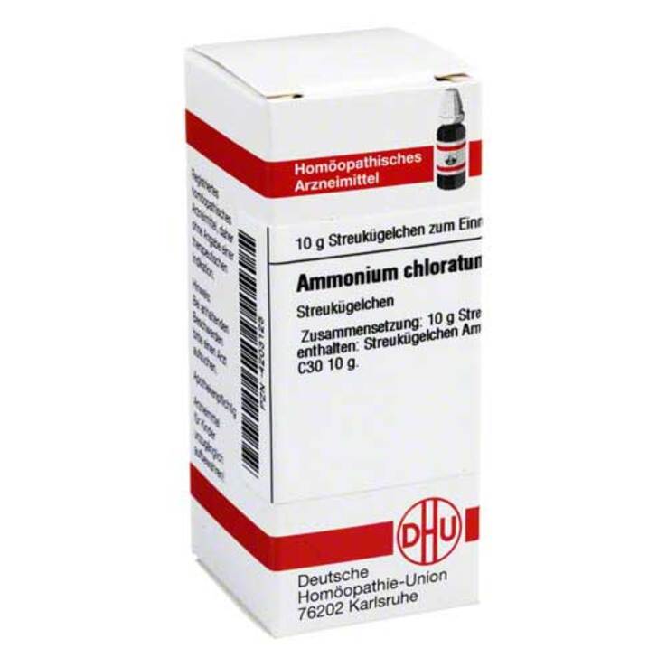 DHU Ammonium chloratum C 30 Globuli, 10 g