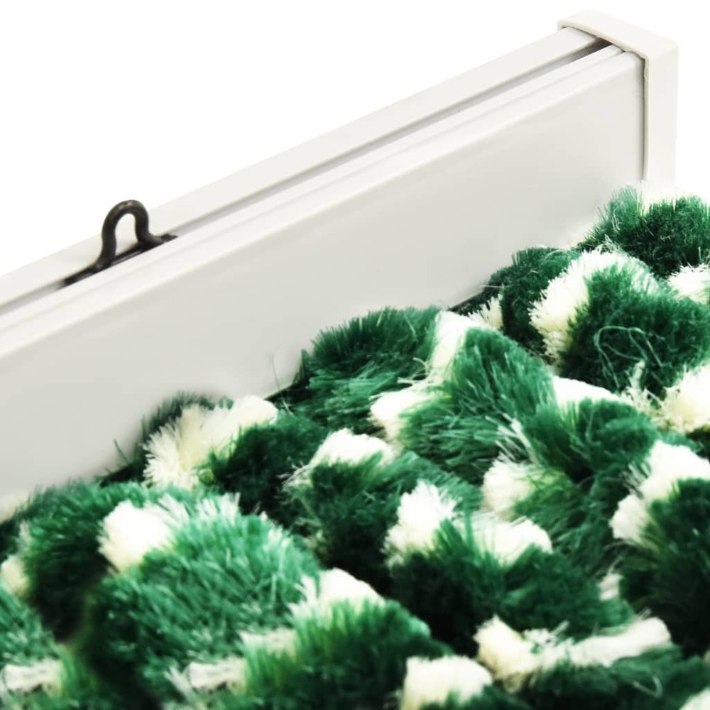 Moustiquaire vert et blanc 90x220 cm chenille