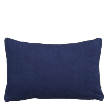 Sierkussen hart blauw - l55xb35xh10cm