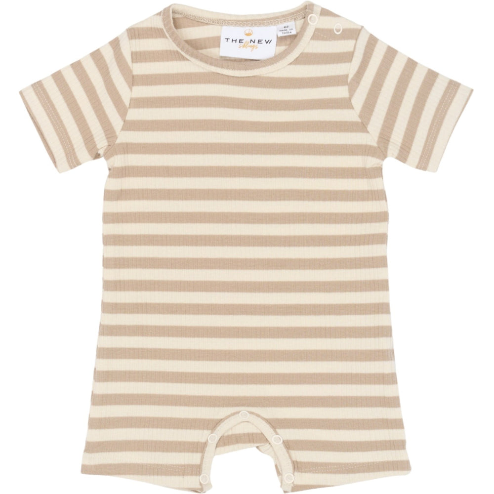 Køb THE NEW Siblings Humus Striped Tnsbfro S_S Rib Jumpsuit