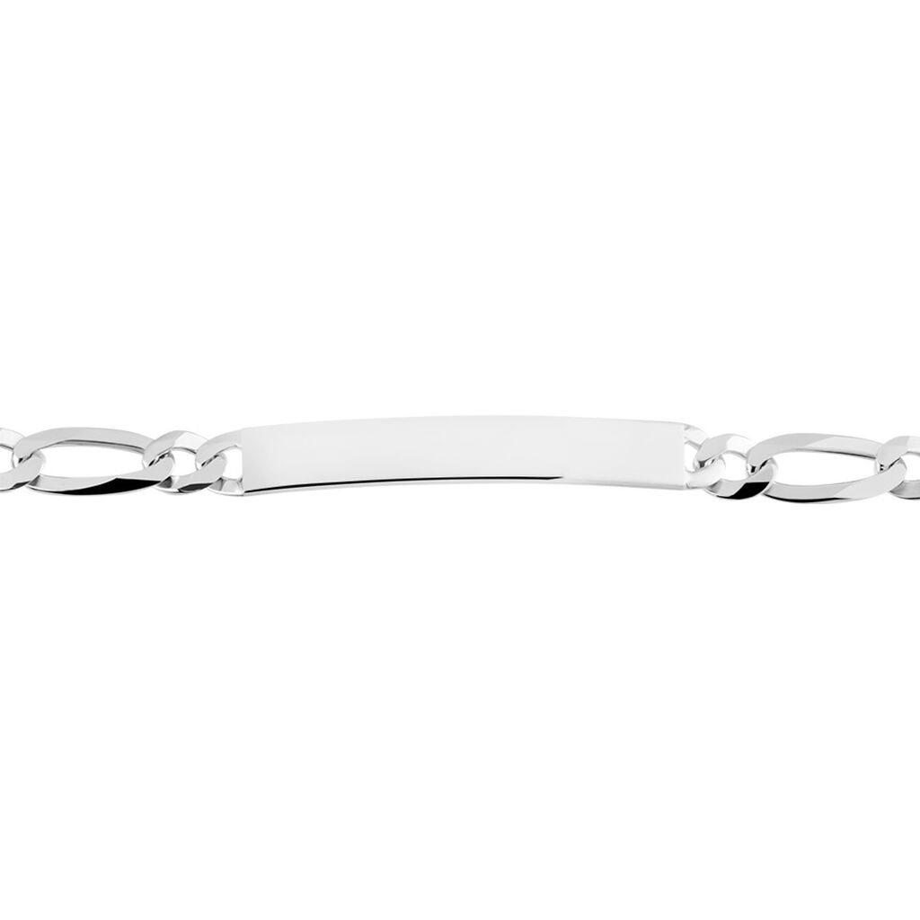 Bracelet Identité Argent Blanc Vivian