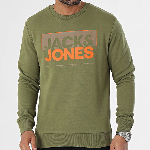 Sweat Crewneck Box Vert Kaki