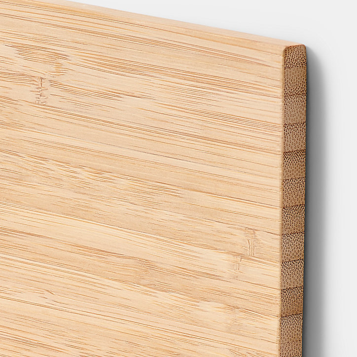 Etagère magnétique GoodHome Pecel bambou l. 25,5 x P. 14 cm