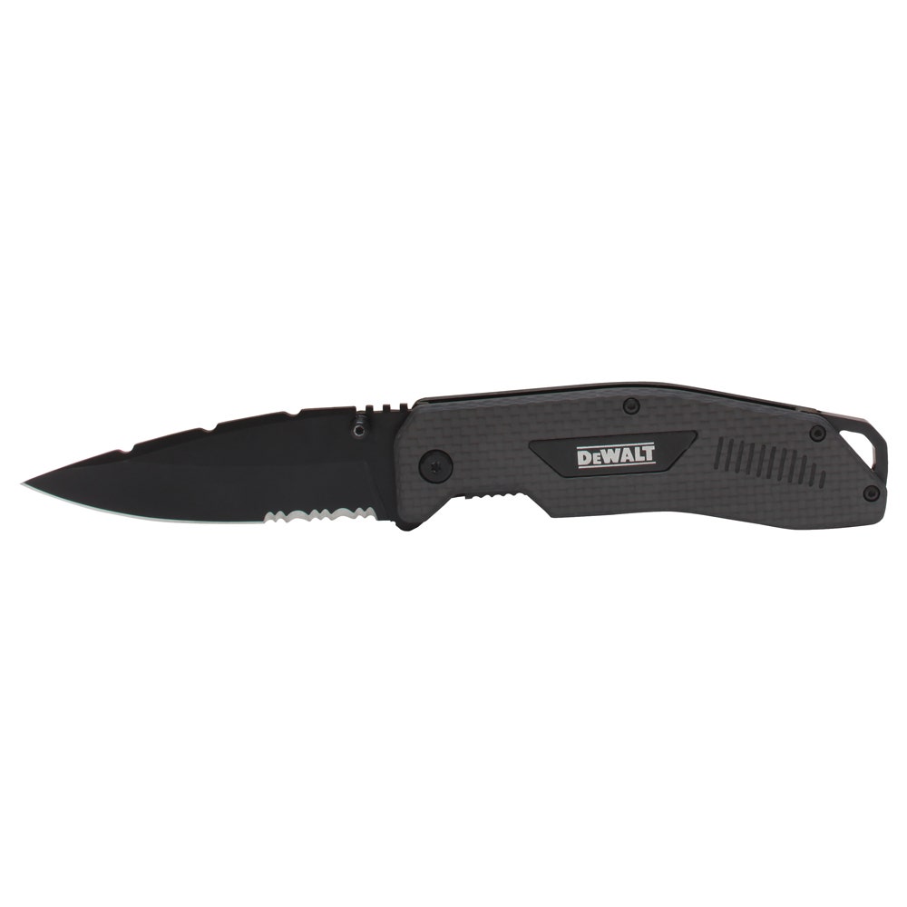DEWALT 88mm Carbon Fiber Pocket Knife DWHT10314