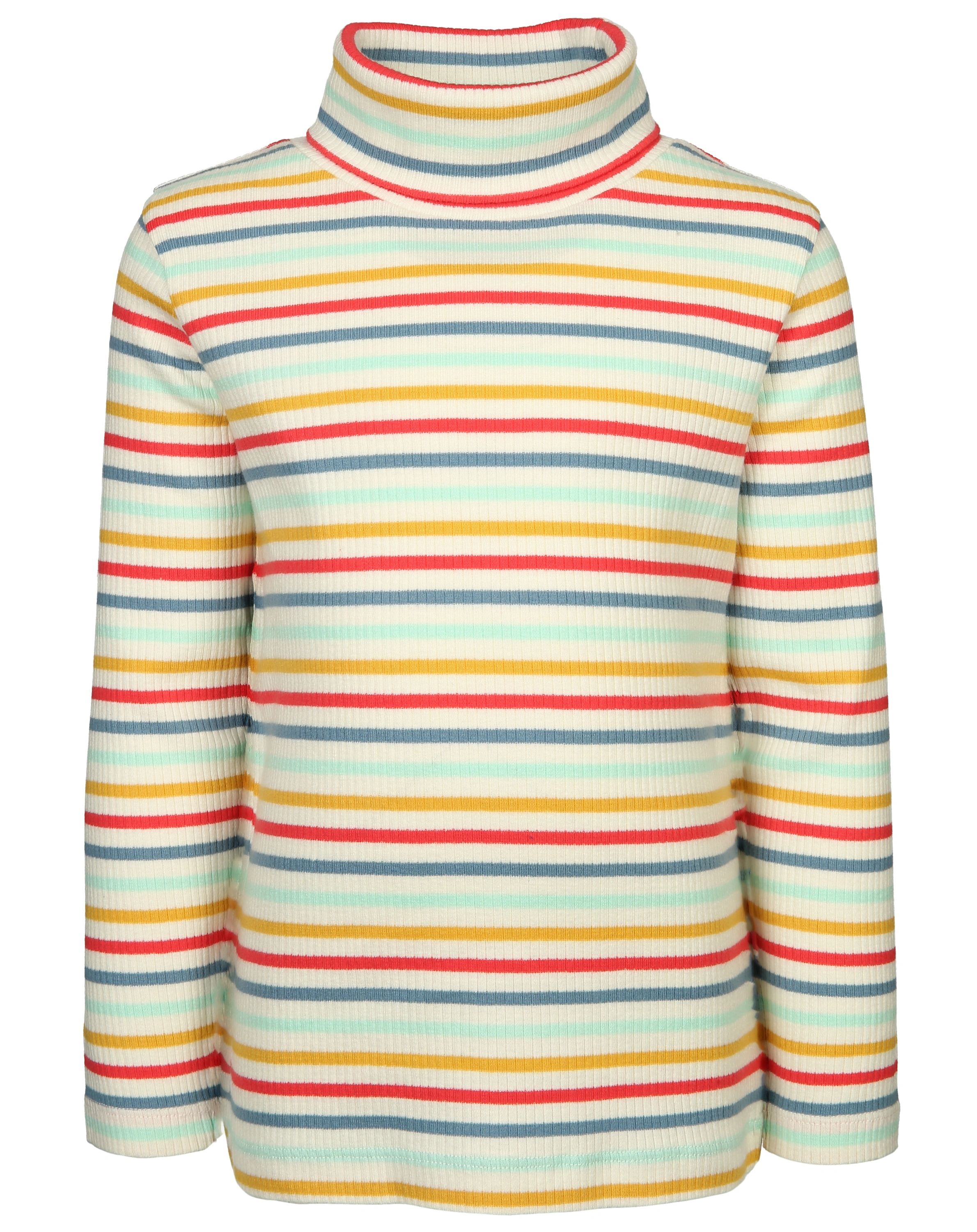 Rollkragenshirt RAINBOW gestreift in bunt