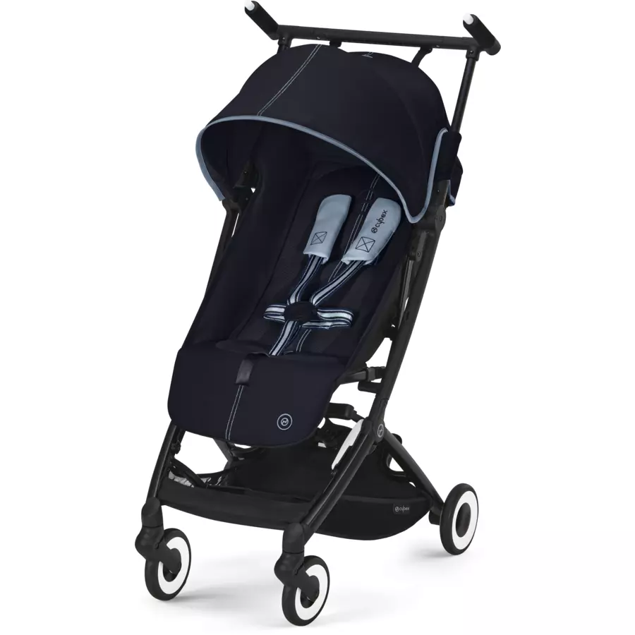 cybex GOLD Buggy Libelle 2 Ocean Blue inklusive Babyschale Cloud G i-Size Lava Grey und Adapter