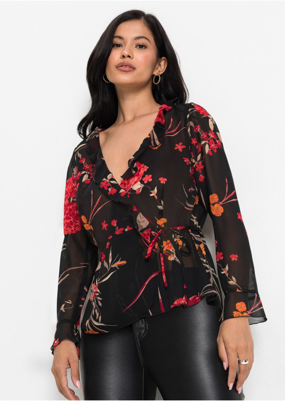 Blouse en chiffon
