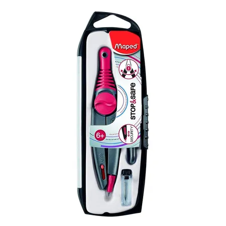 Maped STOP & SAFE Zirkelset 3-teilig, sortiert