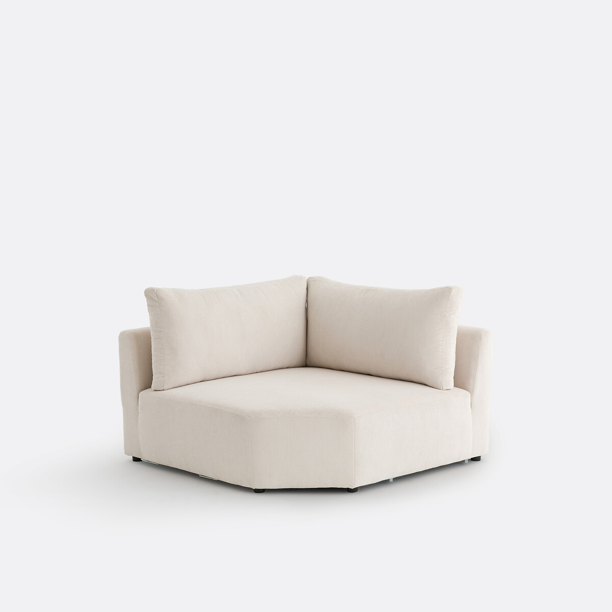 LA REDOUTE INTERIEURS<br>Elemento de canto reversível, veludo cotelê, Monica