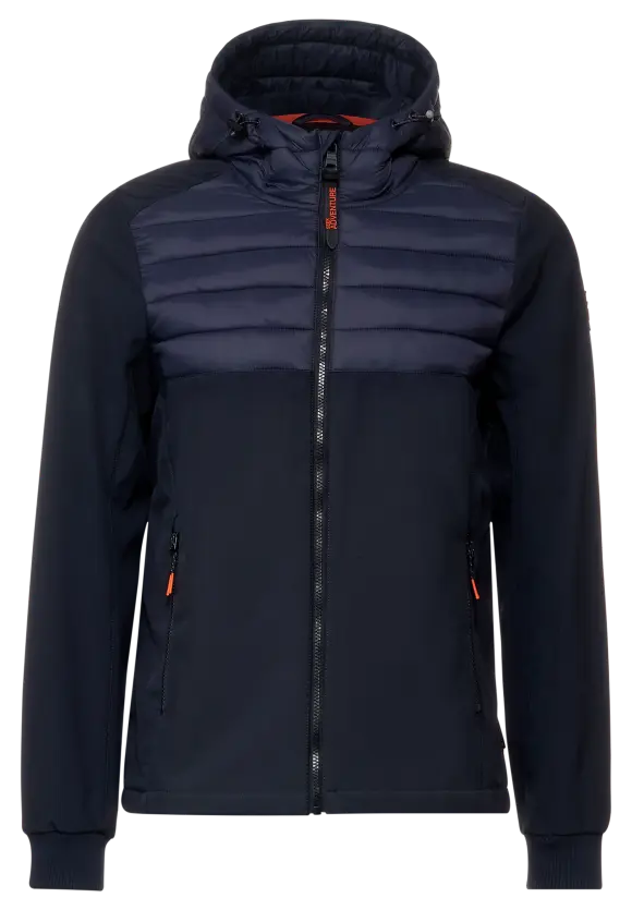 Softshelljacke mit Kapuze - midnight blue