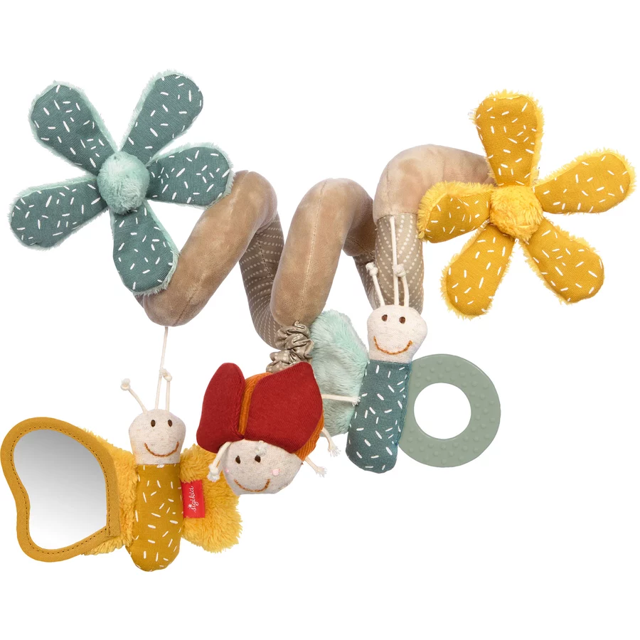 sigikid ®Aktivspirale Schmetterlinge taupegelb