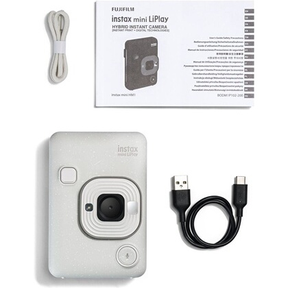 Appareil photo instantané Fujifilm Instax Mini Liplay Blanc
