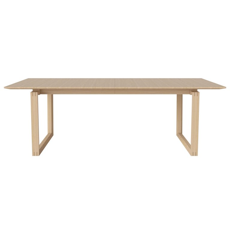 Bolia Nord eettafel 220x100 wit gepigmenteerd geolied eiken