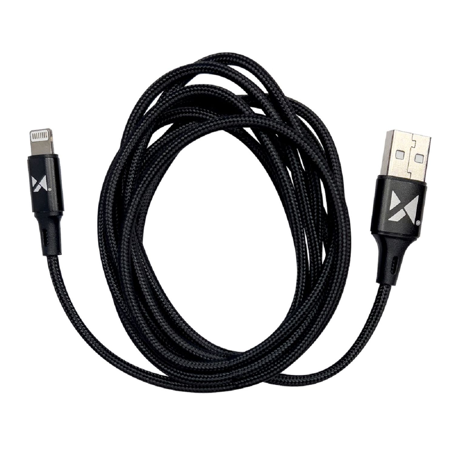 Ladekabel USB Kabel - iPhone Anschluss 2.4A 1m Schwarz