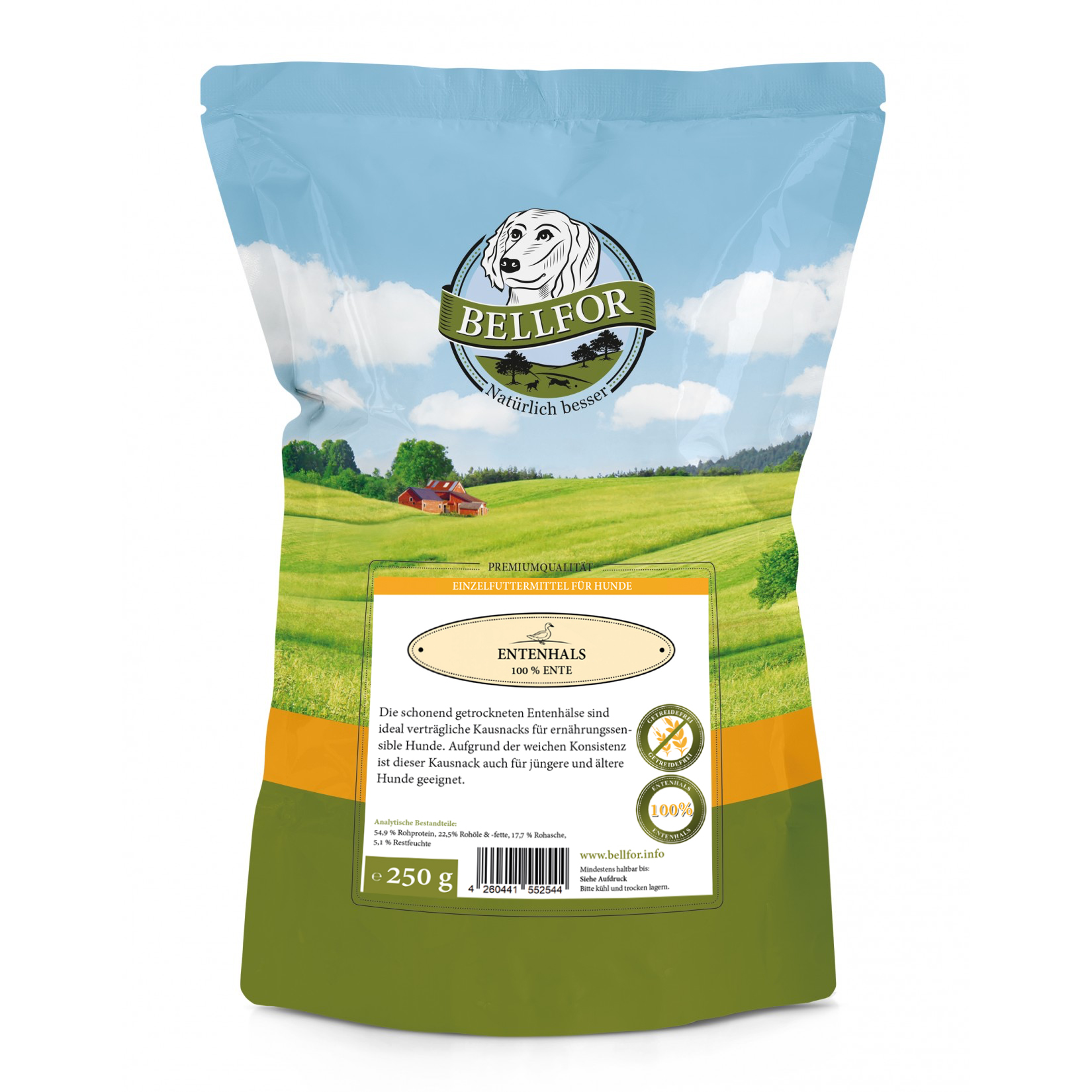 Healthy friandises pour chiens au canard