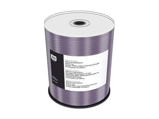 MediaRange DVD R 4.7 GB, Spindel (100 Stück) DVD-Rohlinge mit bedruckbarer Oberfläche