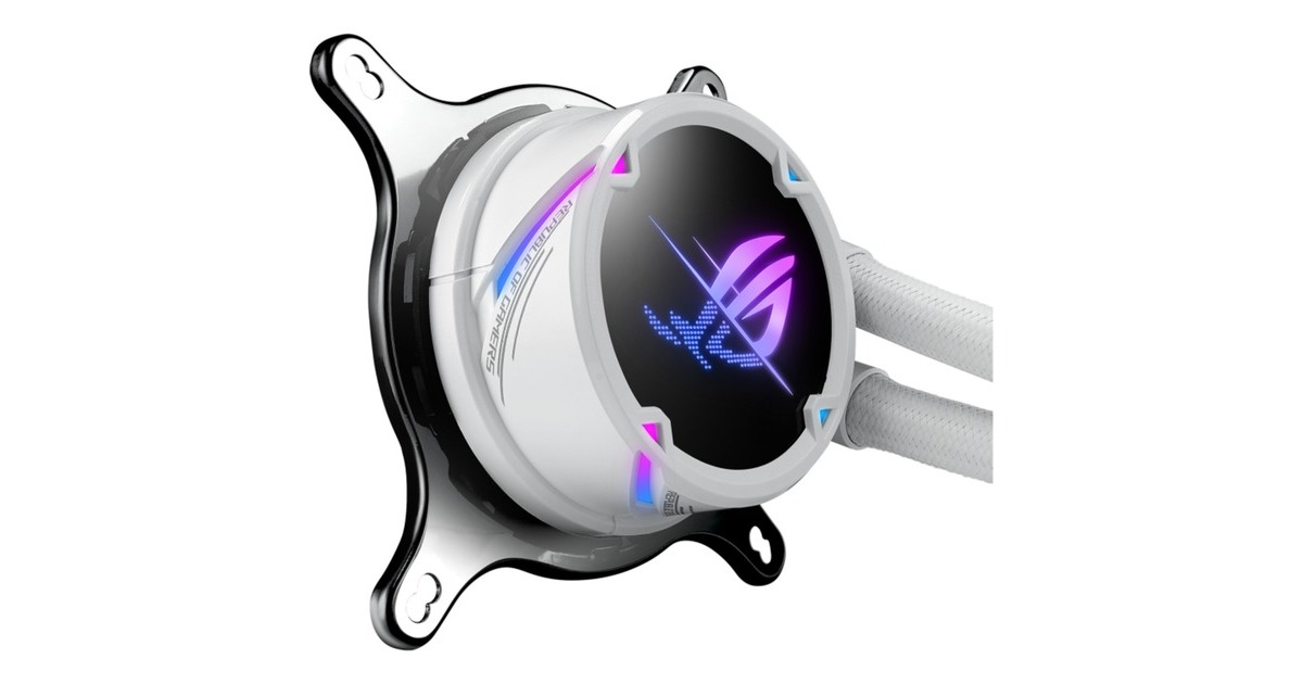 ASUSROG STRIX LC II 240 ARGB White Edition waterkoeling  (Wit, 4-pins PWM fan-connector)