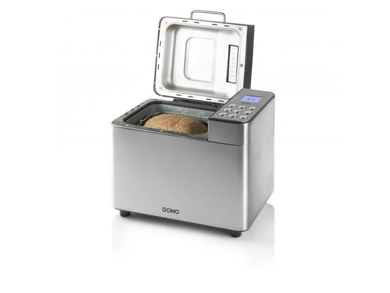 Domo B3971, 1 kg, Forsinket start-timer, Visningsvindue, Variabel skorpe bruning kontrol, Holde varm funktion, Rustfrit stål