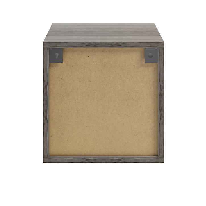Caisson effet chêne grisé GoodHome Atomia H. 37,5 x L. 37,5 x P. 35 cm