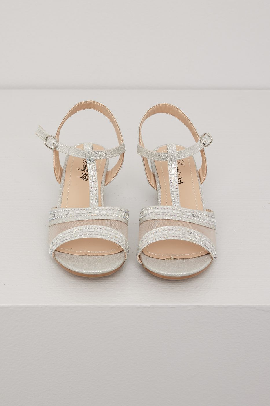 Glitter  sandal med hel