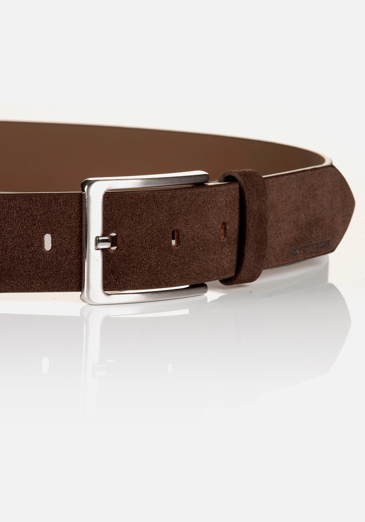 TOM TAILOR Synthetikgürtel Veloursgürtel, Freizeit- und Anzugsgürtel, bis Gr. 120