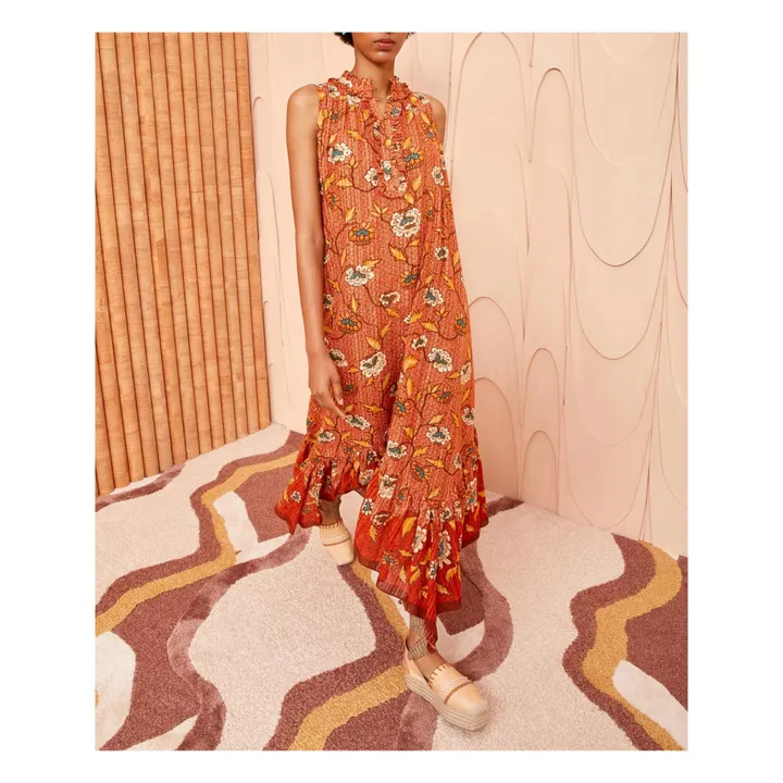Ulla Johnson Robe Beverly | Orange Rouille