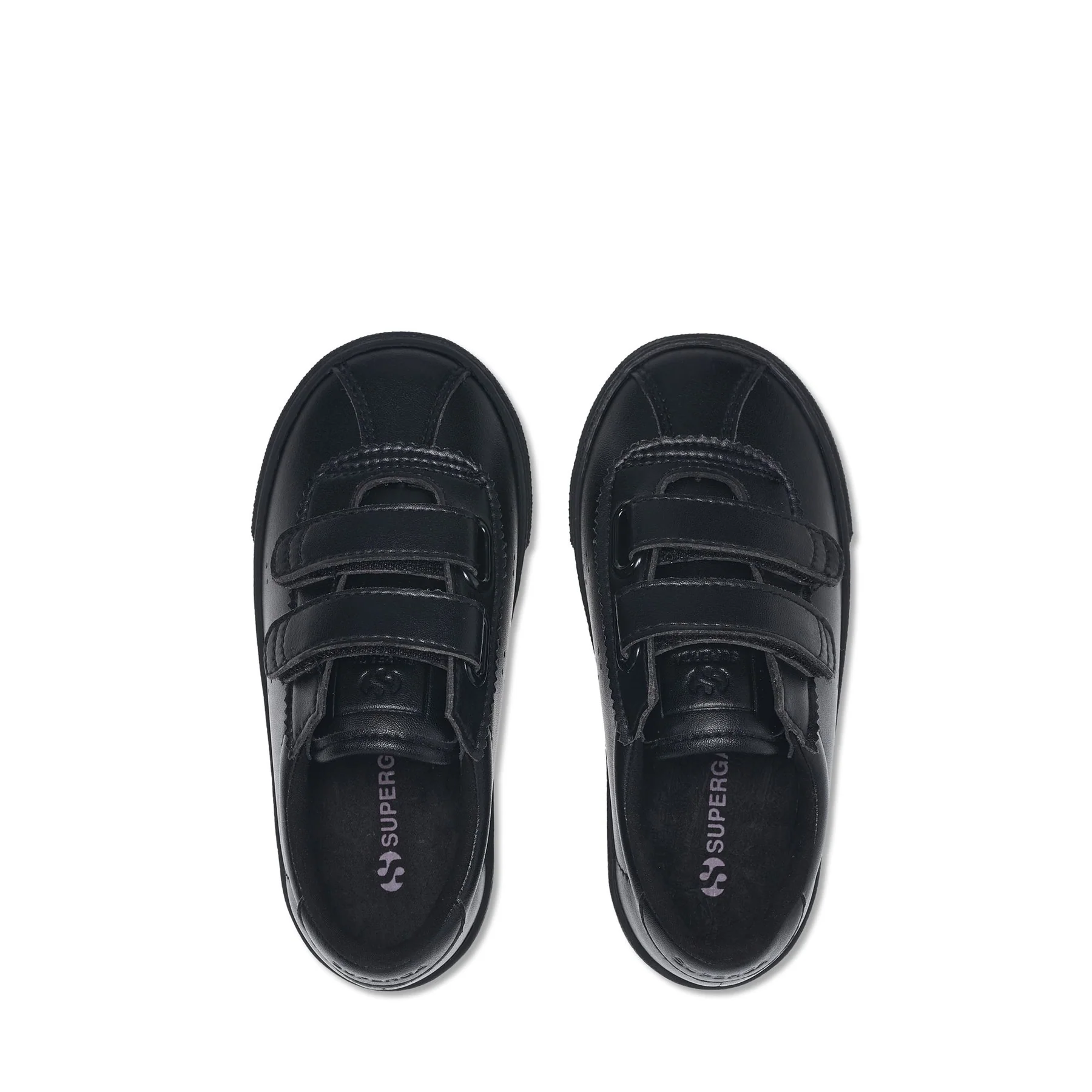 2843 KIDS CLUB S STRAPS VEGAN MATERIAL-TOTAL BLACK