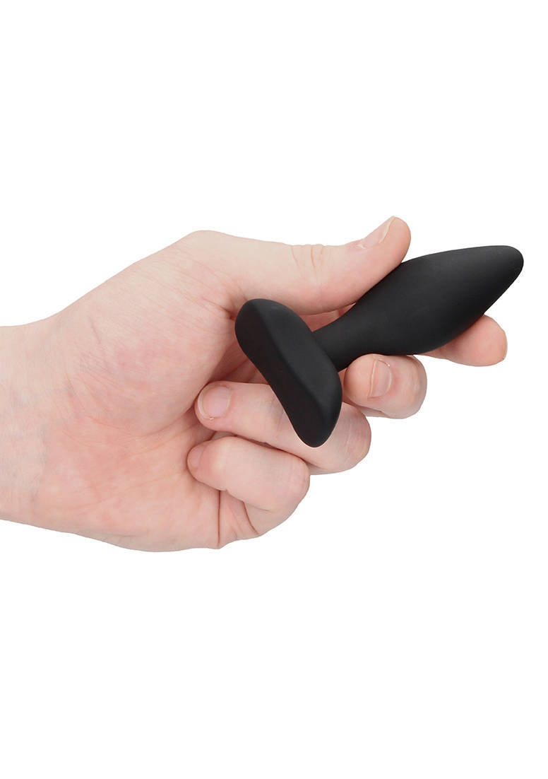 Ouch! swirled butt plug set van 3 - zwart