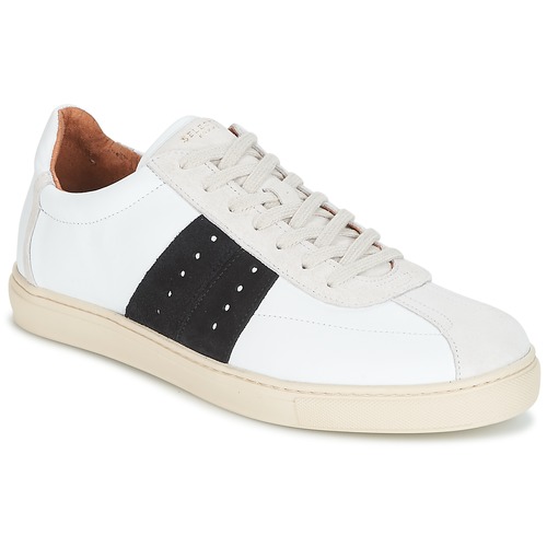 Selected - SHNDURAN NEW MIX SNEAKER - Blanc / marine