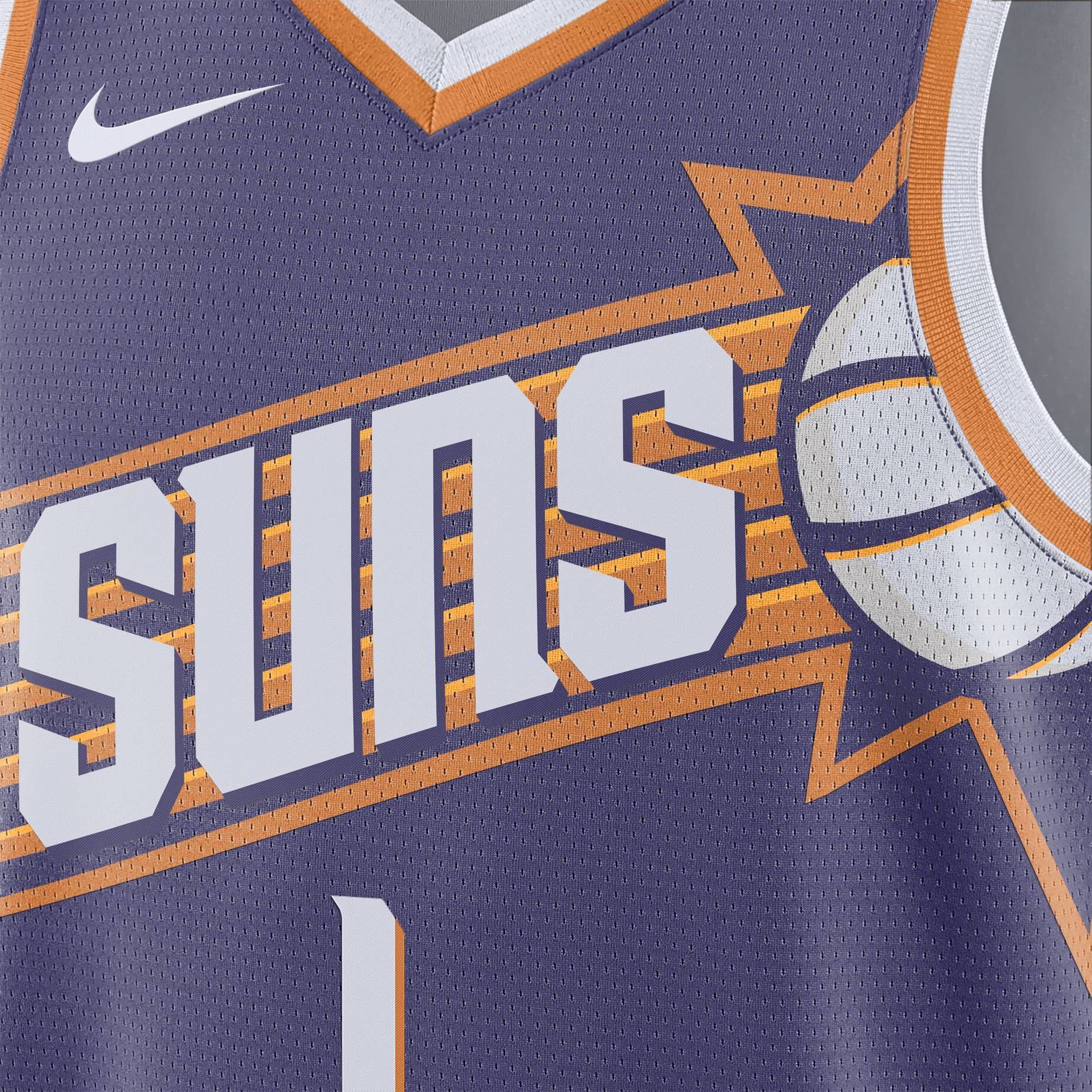 Nike| Herren Basketballtrikot NBA PHOENIX SUNS DEVIN BOOKER SWINGMAN JERSEY ICON