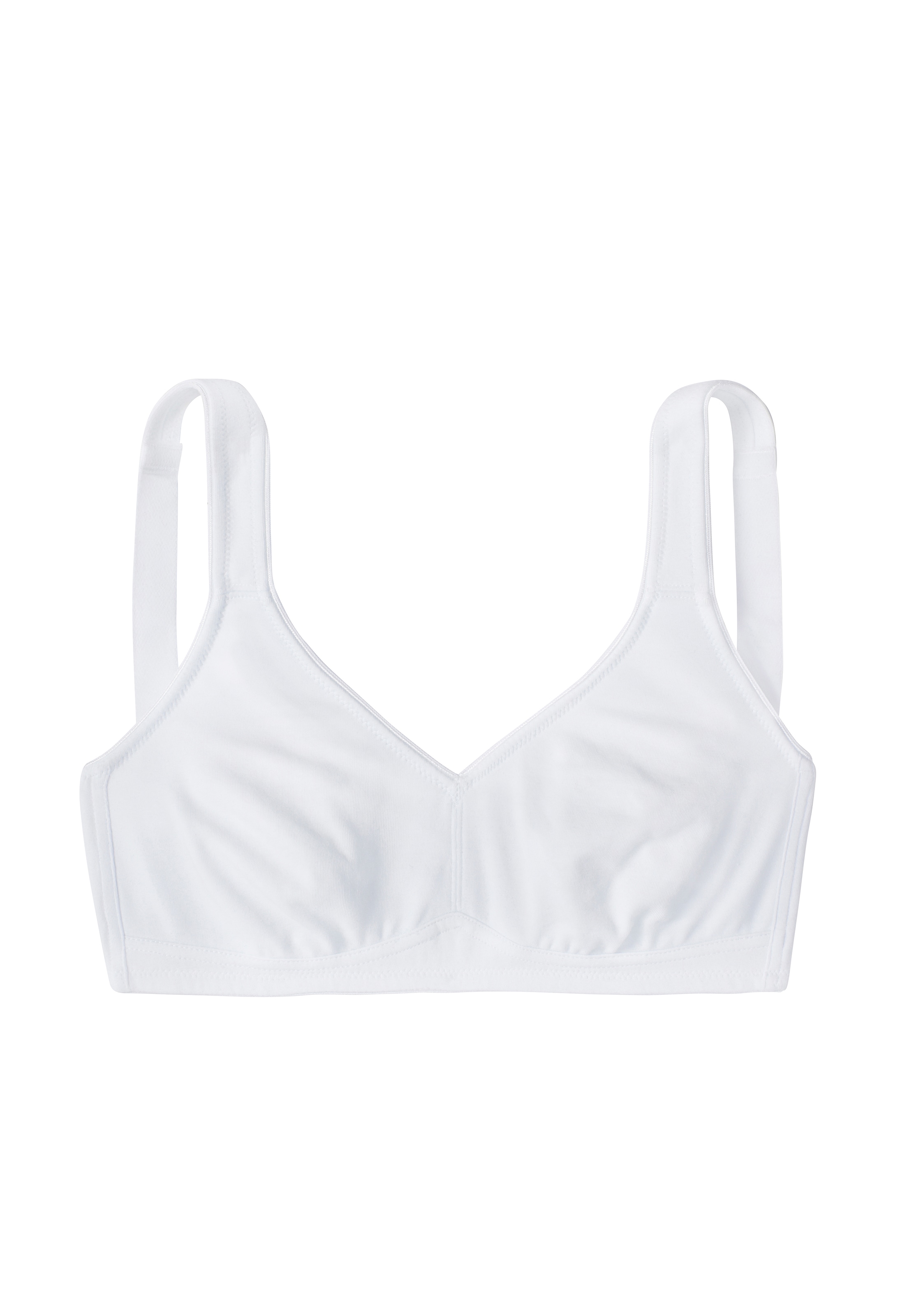 petite fleur Soft-BH, 2 Stücker Packung, ohne Bügel, aus weicher Baumwolle