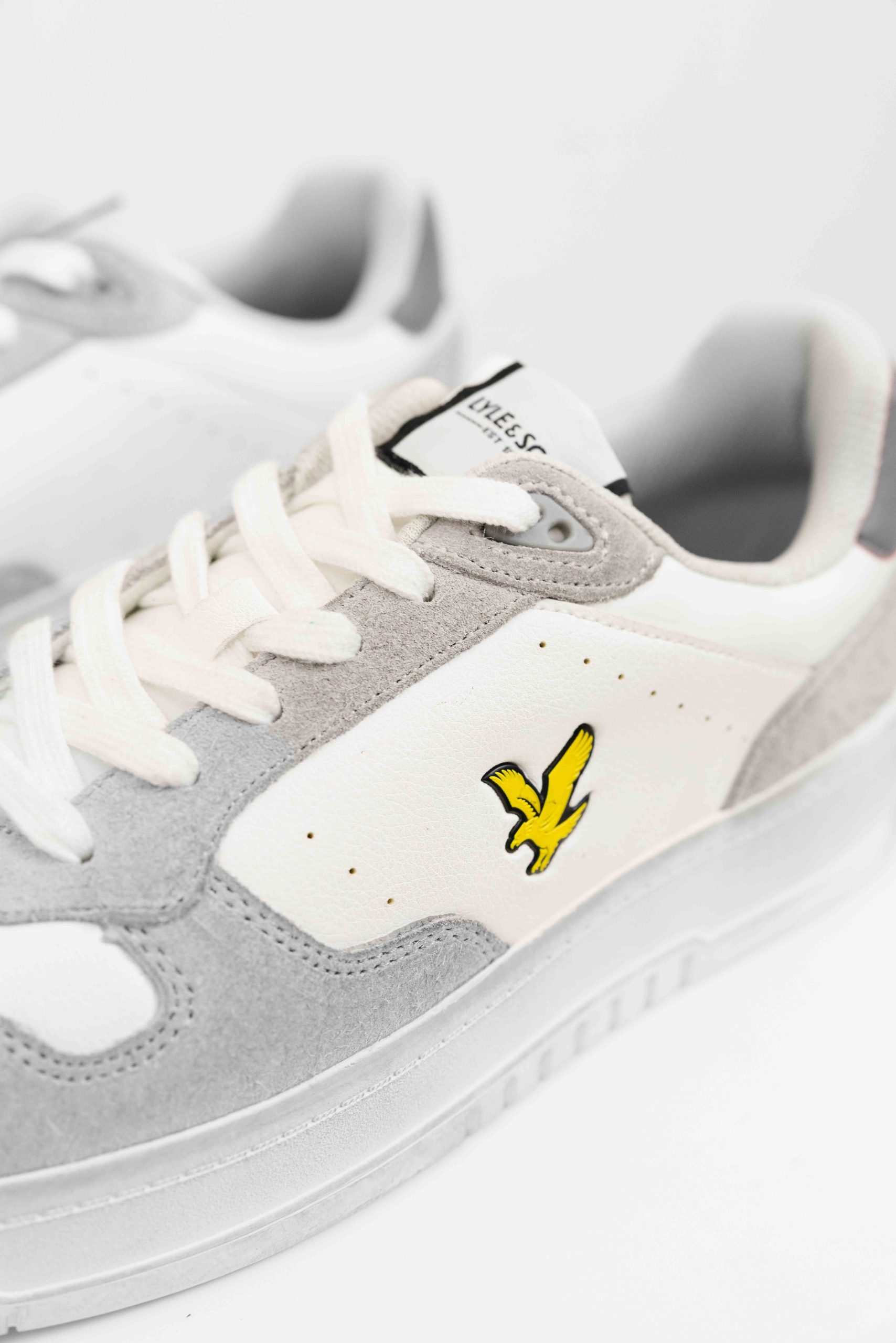 Lyle & Scott Culross HRS Sneakers Heren Wit/Rood