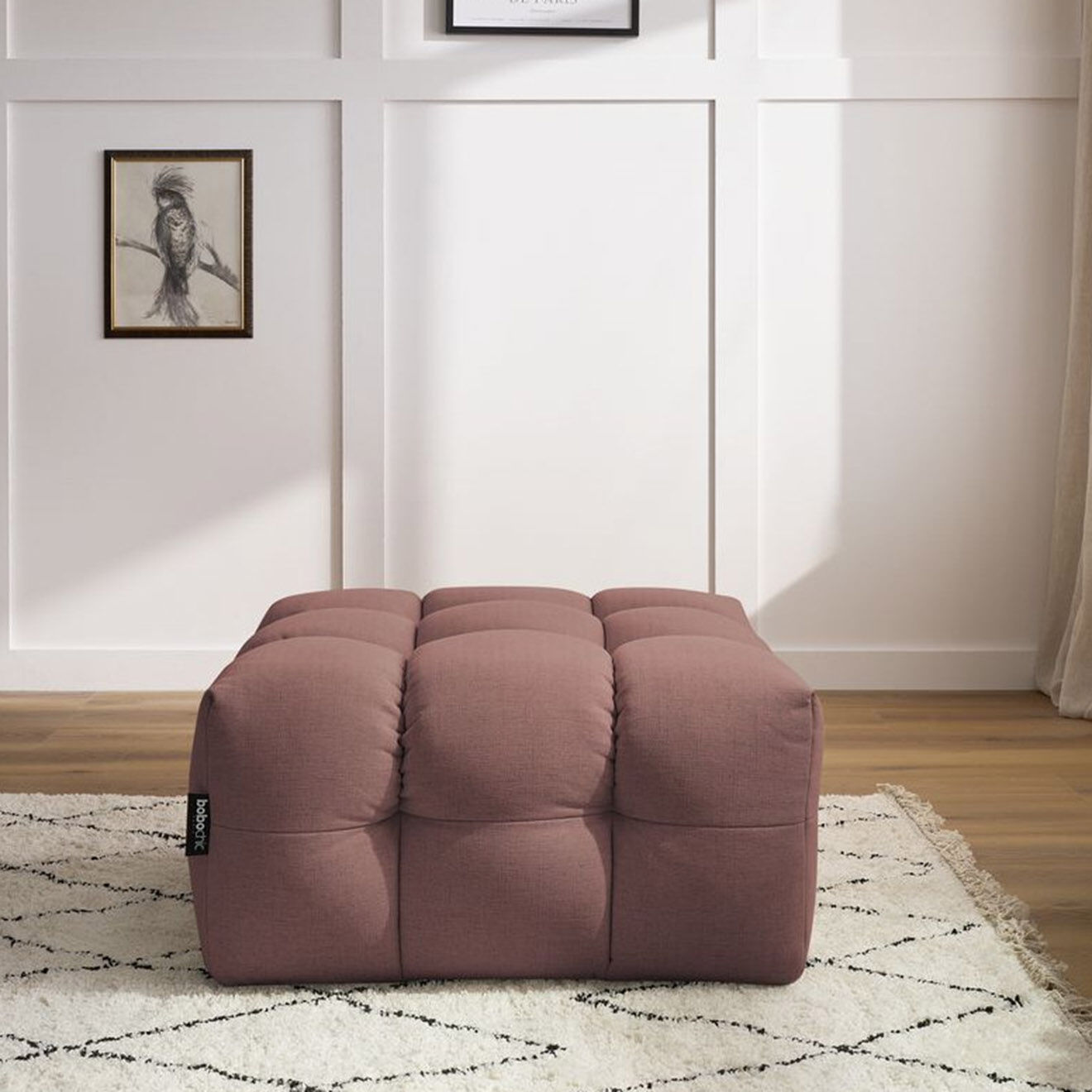 Bobochic Pouf Cloud rose - 84x84x43 cm