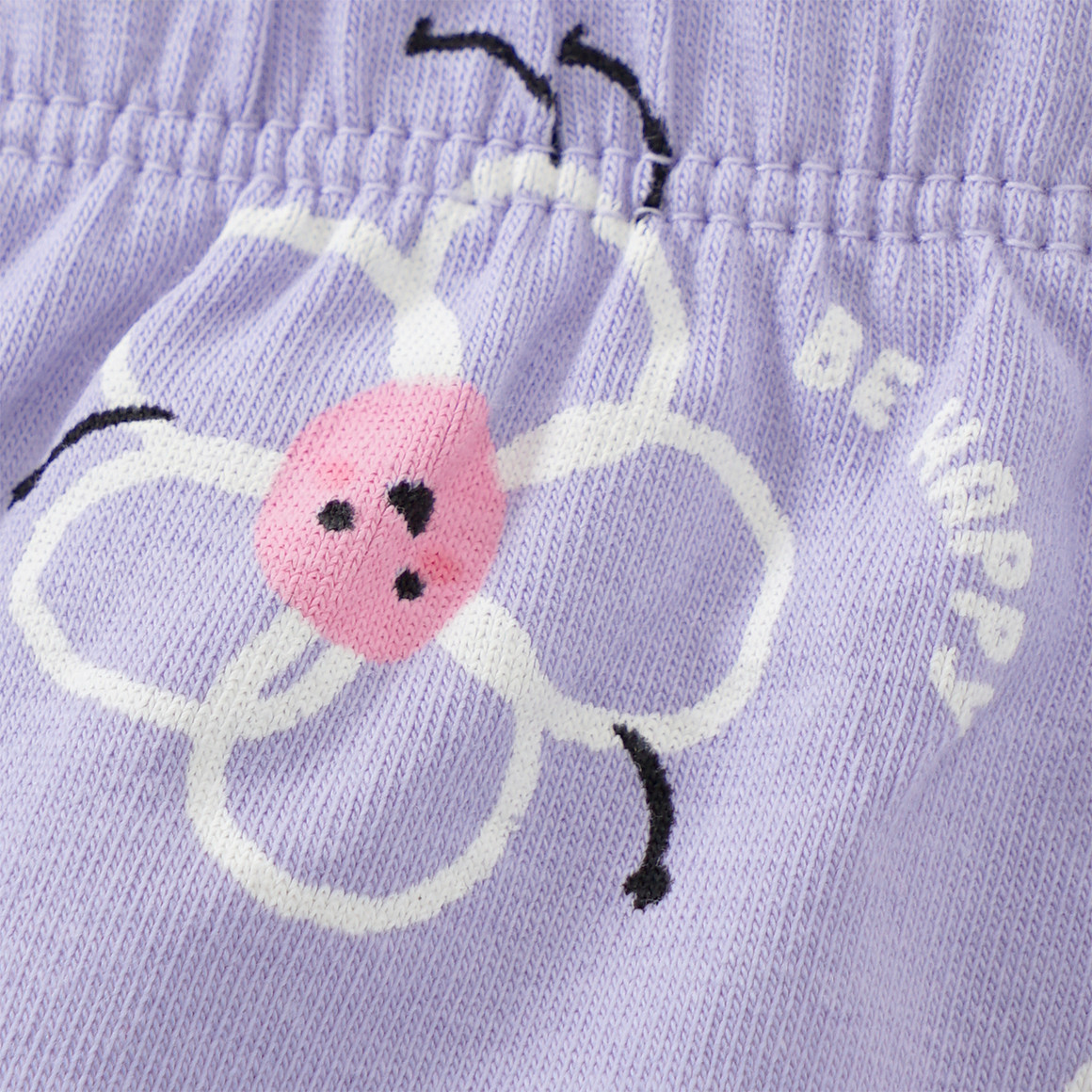 Topomini Baby Leggings mit Blumen-Allover helllila