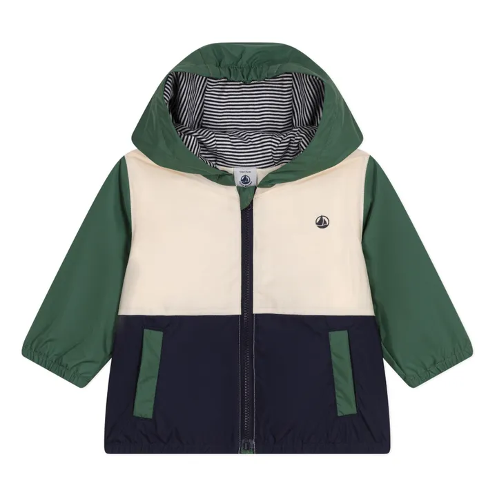 Petit Bateau Coupe-vent Melchior Colorbloc | Vert