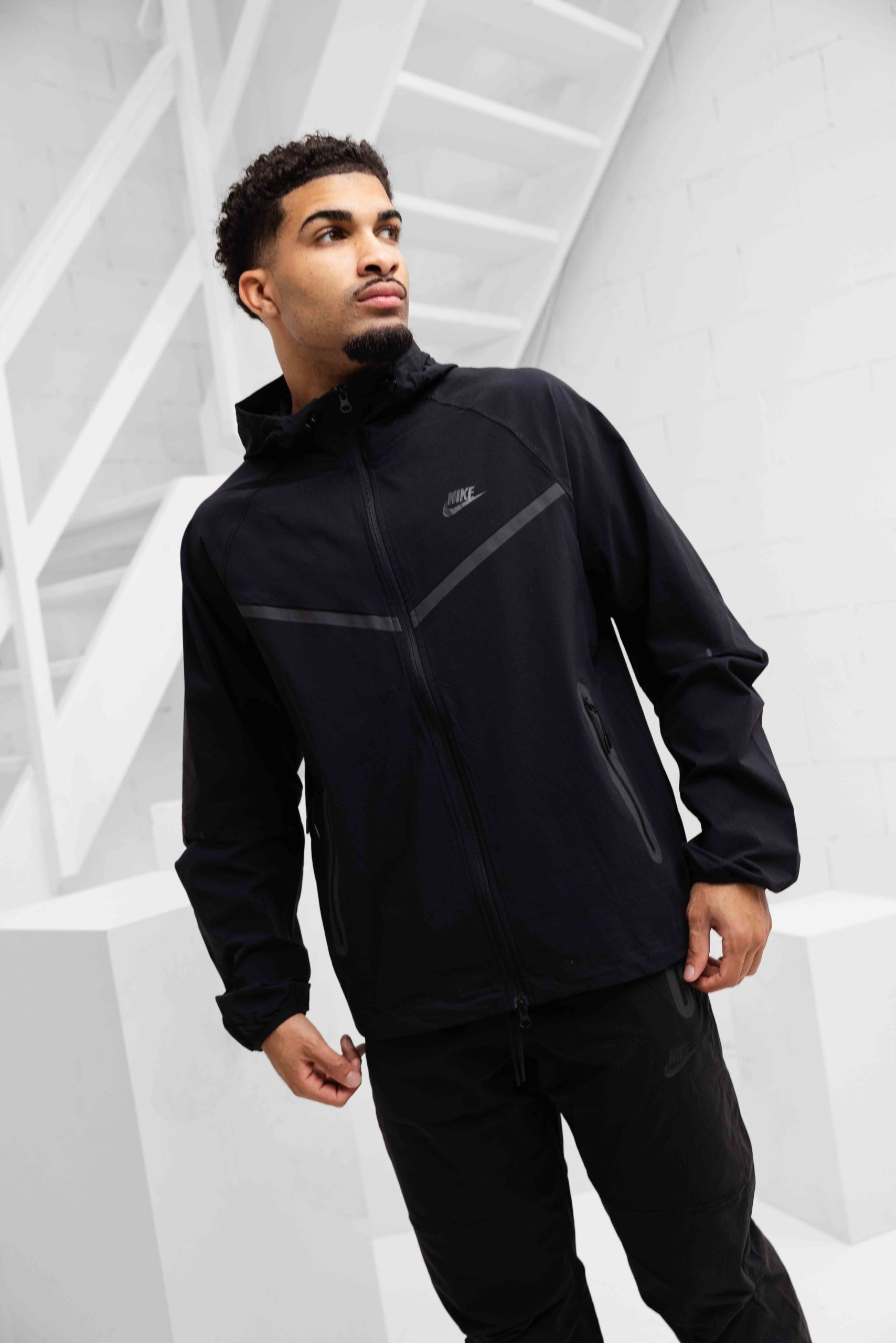 Nike Tech Woven Trainingspak Heren Zwart