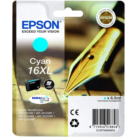 Epson Original Tintenpatrone 16XL cyan
