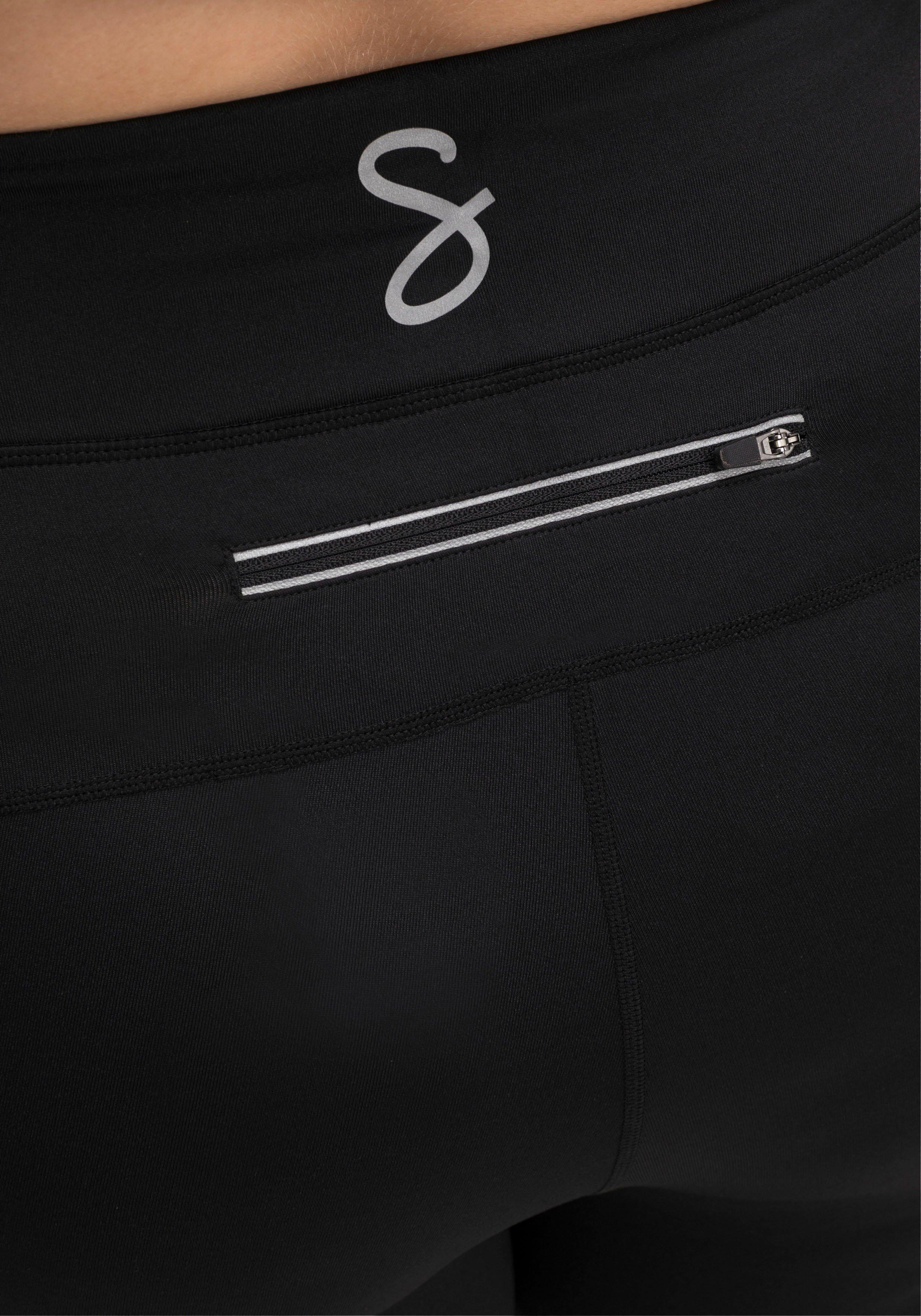 Fahrradleggings mit Reißverschluss am Saum