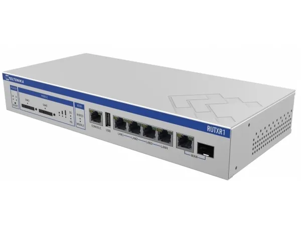 Teltonika RUTXR1 - Trådløs router - WWAN - 4-ports-switch - GigE - 802.11ac - rackmonterbar