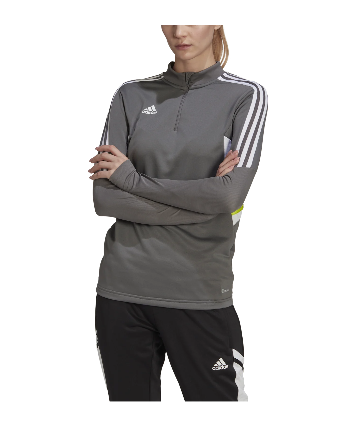 adidas Condivo 22 HalfZip Sweatshirt Damen Grau