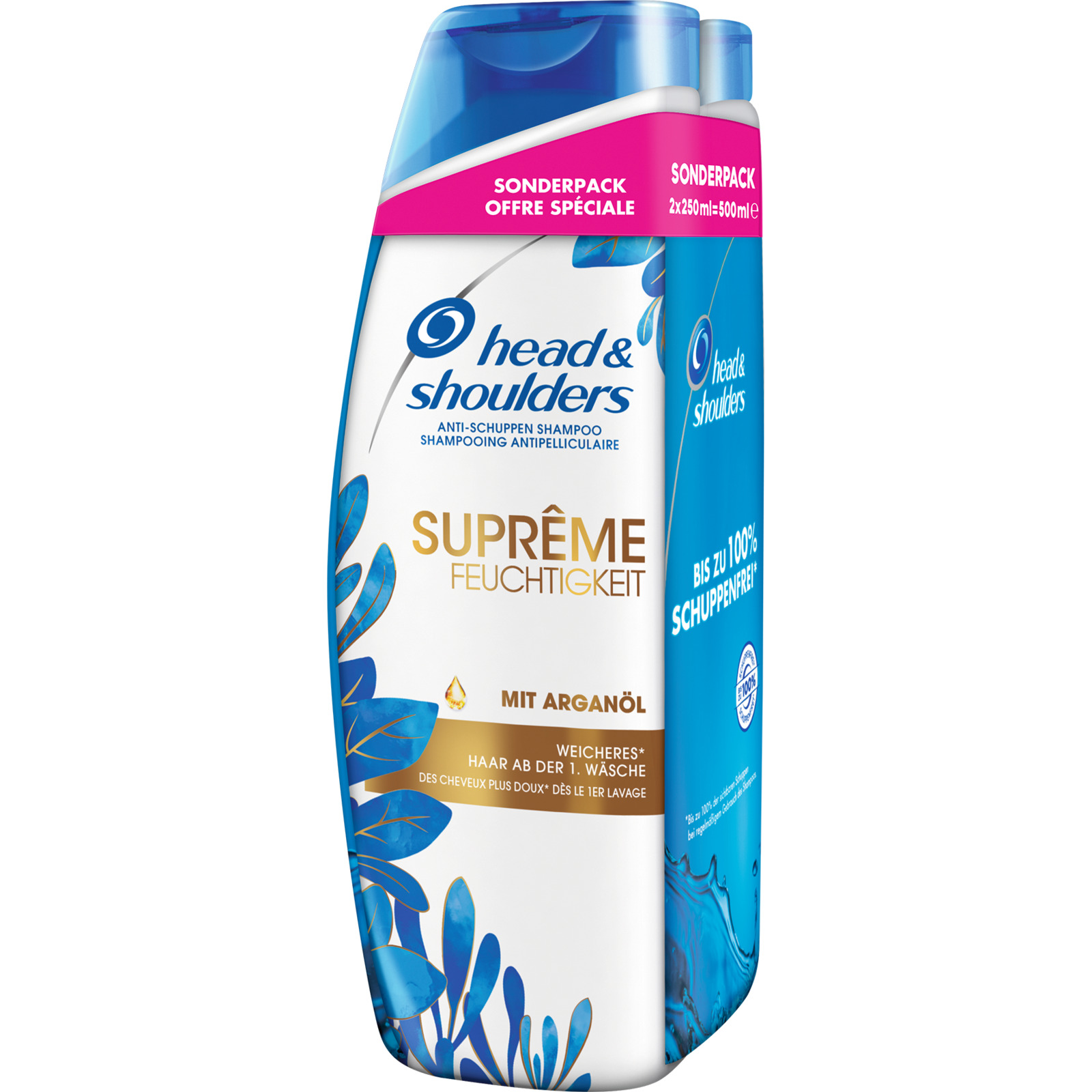 Head & Shoulders Shampoo Anti-Schuppen Supreme Moisture 2 x 250 ml