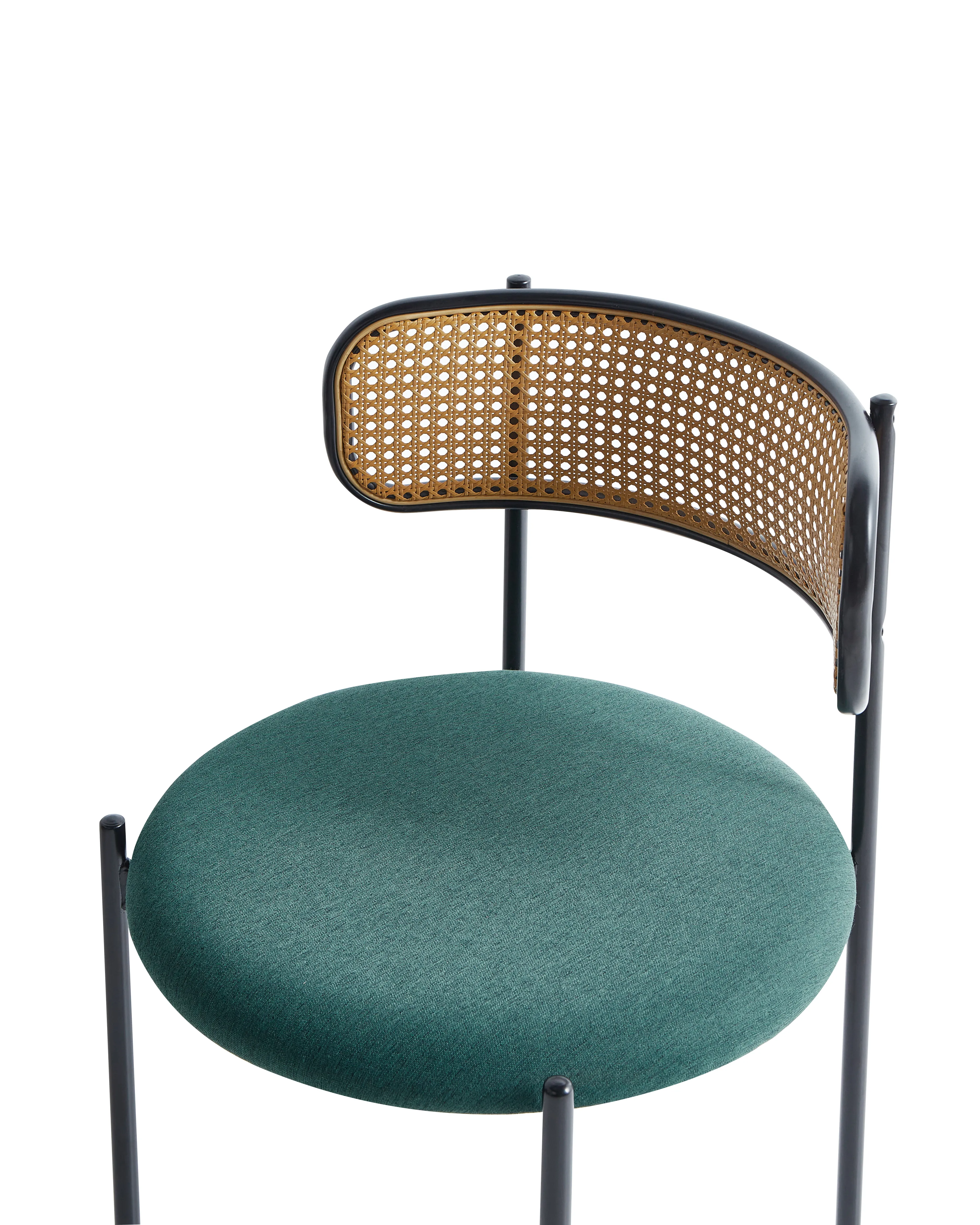 Set van 2 eetkamerstoelen ANDOVER Metaal Groen