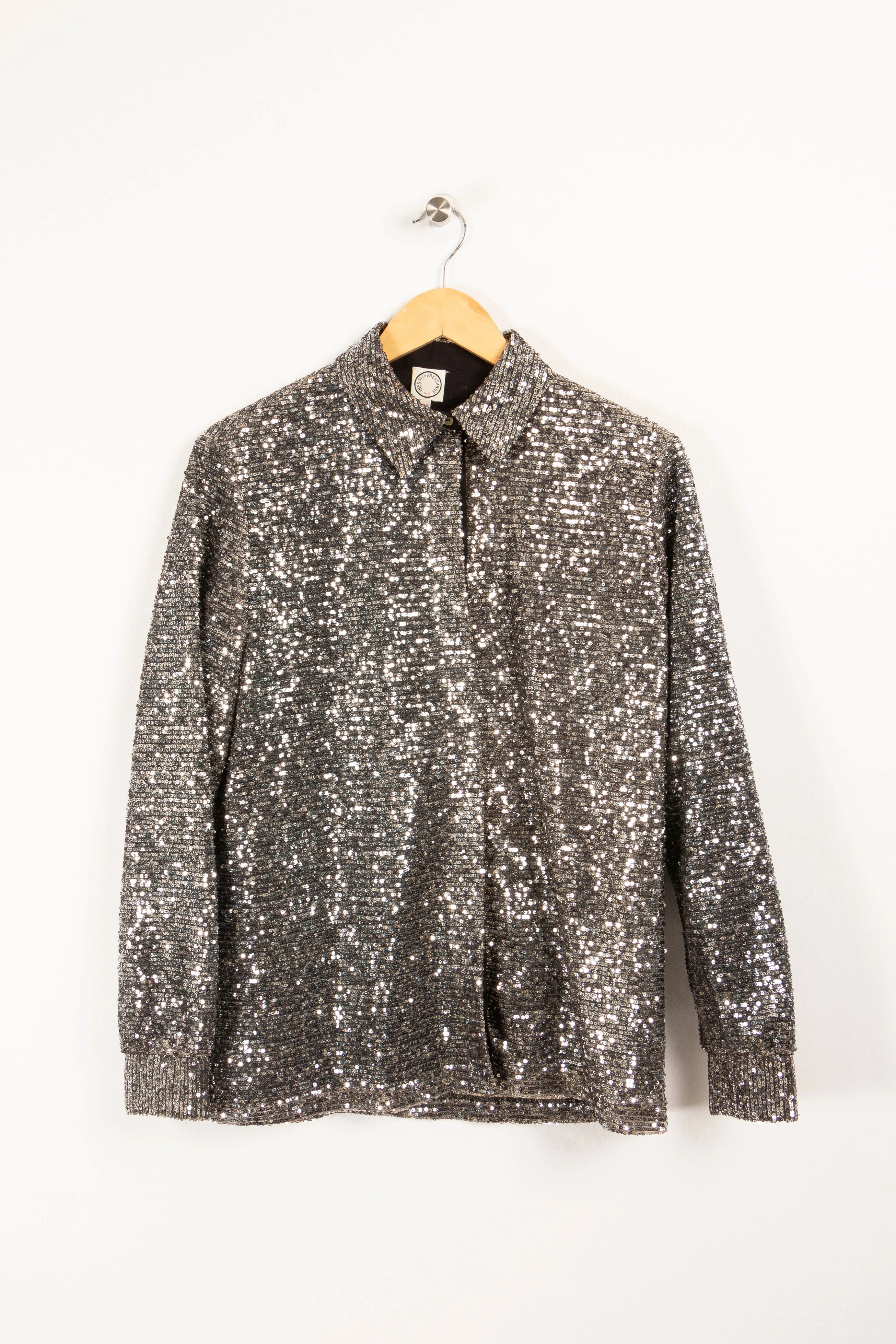 Veste à motifs scintillants | Gris