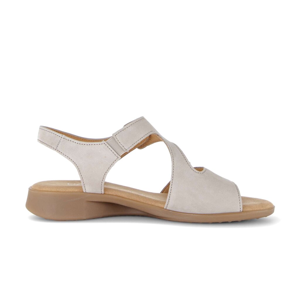 Sandal met riempjes grijs